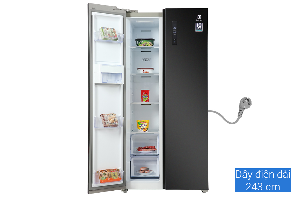 Tủ lạnh Electrolux Inverter 505 lít ESE5401A-BVN Màu Đen
