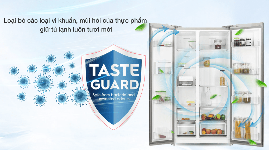 Tủ lạnh Electrolux Inverter 505 lít ESE5401A-BVN - Công nghệ Taste Guard