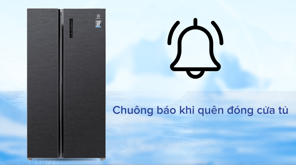 Tủ lạnh Electrolux Inverter 505 lít ESE5401A-BVN - Chuông báo khi quên đóng cửa tủ