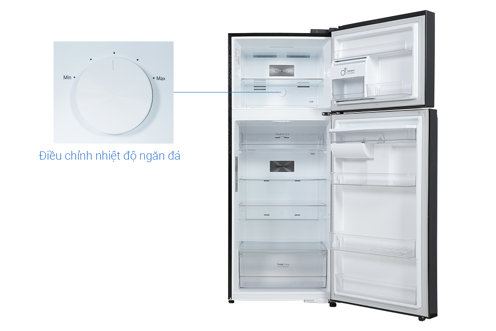 Tủ lạnh LG Inverter 394 lít GN-D392BLA Màu Đen