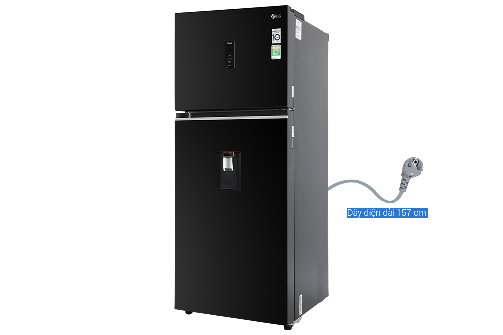Tủ lạnh LG Inverter 374 lít GN-D372BLA Màu Đen