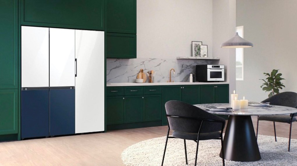 Combo 2 Tủ lạnh Samsung Inverter 678 lít Multi Door Bespoke RB33T307029/SV