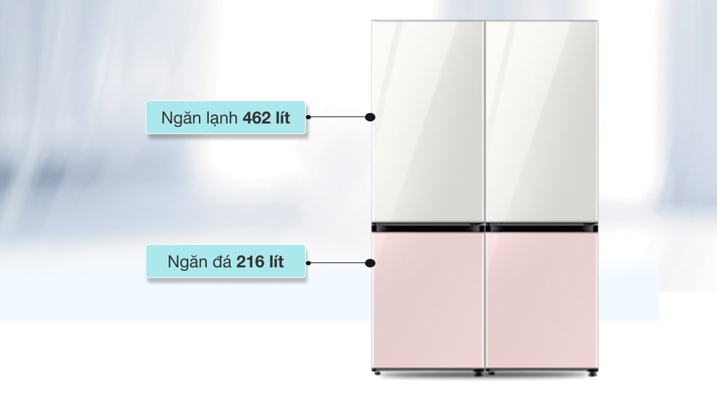 Combo 2 Tủ lạnh Samsung RB33T307055/SV - dung tích