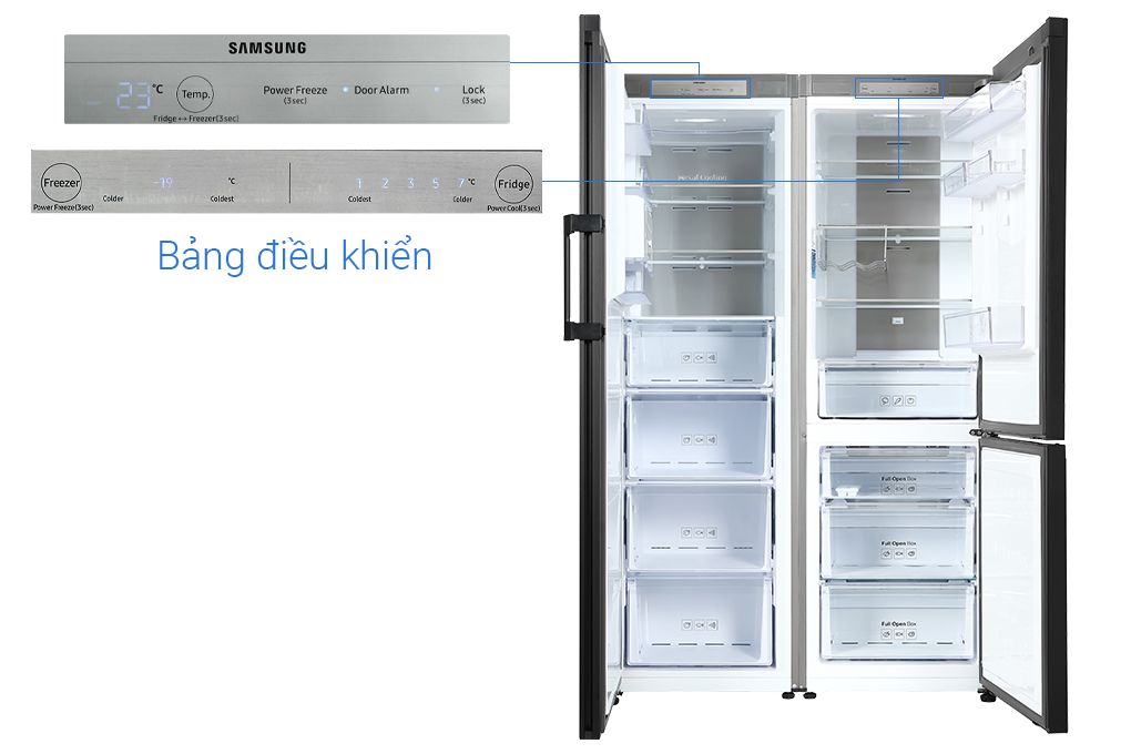 Combo Tủ lạnh Samsung RZ32T744535/SV & RB33T307055/SV giá rẻ