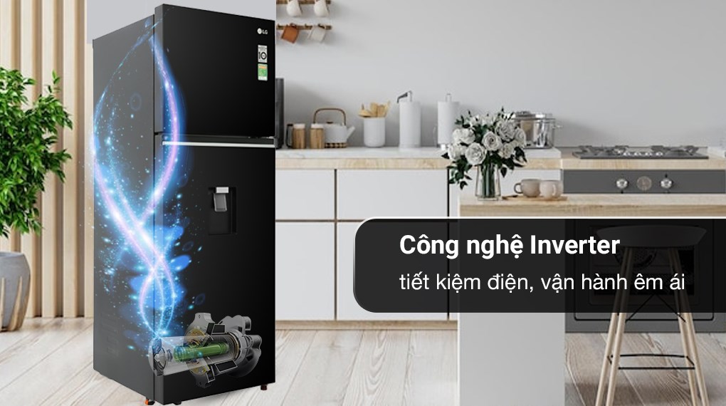 Tủ lạnh LG Inverter 334 lít GN-D332BL