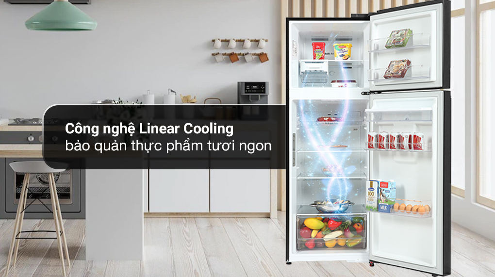 Tủ lạnh LG Inverter 334 lít GN-D332BL - Công nghệ Linear Inverter