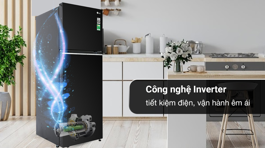 Tủ lạnh LG Inverter 335 lít GN-M332BL - Công nghệ Inverter