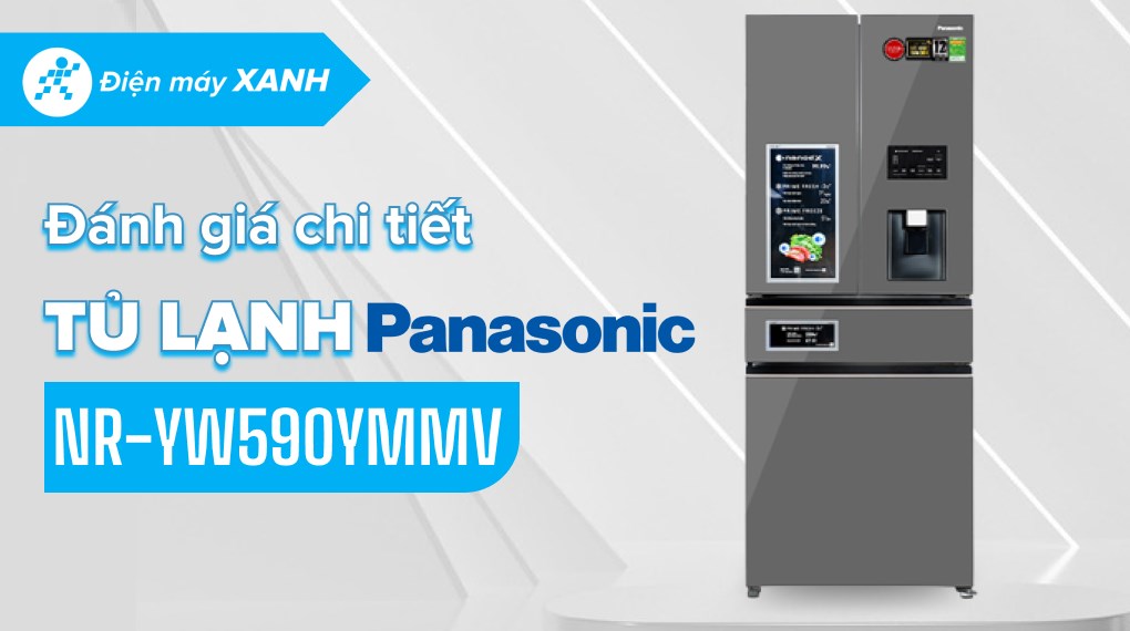 Tủ lạnh Panasonic Inverter 540 lít Multi Door PRIME+ Edition NR-YW590YMMV