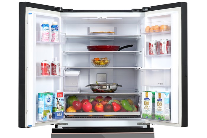 Tủ lạnh Panasonic Inverter 540 lít Multi Door PRIME+ Edition NR-YW590YMMV Màu Đen