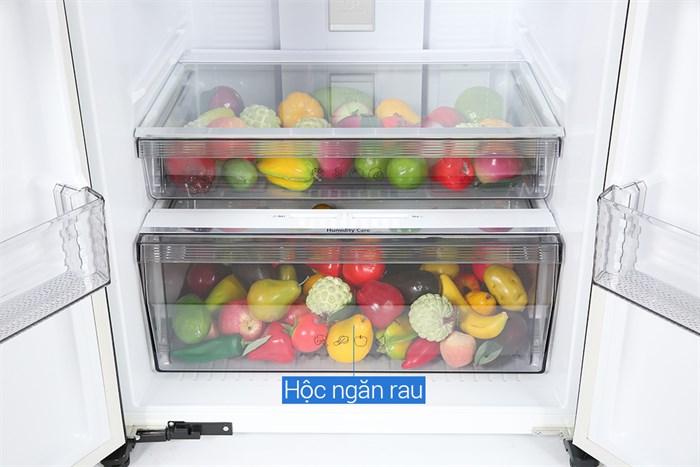 Tủ lạnh Panasonic Inverter 550 lít Multi Door NR-DZ601YGKV Màu Đen