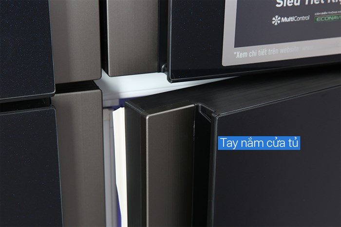 Tủ lạnh Panasonic Inverter 550 lít Multi Door NR-DZ601YGKV Màu Đen