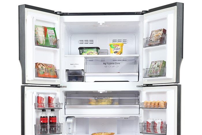 Tủ lạnh Panasonic Inverter 550 lít Multi Door NR-DZ601YGKV Màu Đen