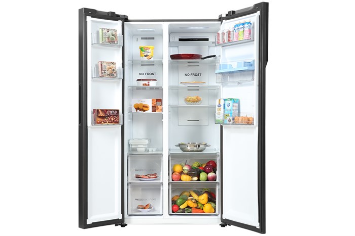 Tủ lạnh Aqua Inverter 524 lít AQR-SW541XA(BL) Màu Đen