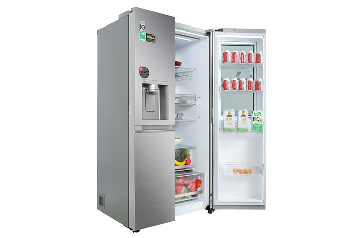 Tủ lạnh LG Inverter 635 lít Side By Side InstaView Door-in-Door GR-X257JS Màu Bạc