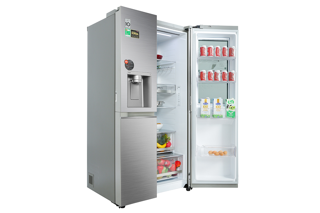 Tủ lạnh LG Inverter 635 lít Side By Side InstaView Door-in-Door GR-X257JS Màu Bạc