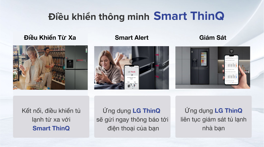 Tủ lạnh LG Inverter 635 Lít GR-D257MC - Smart ThinQ