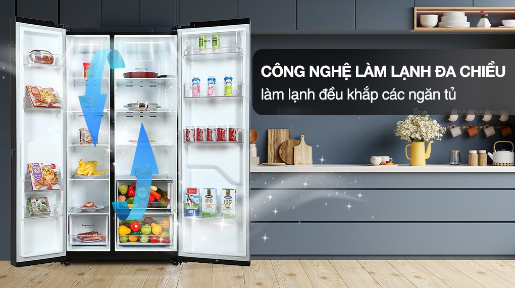 Tủ lạnh LG Inverter 649 Lít GR-B257WB - Công nghệ làm lạnh