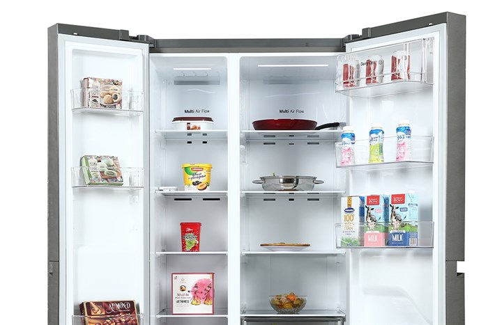 Tủ lạnh LG Inverter 649 Lít GR-B257JDS Màu Bạc