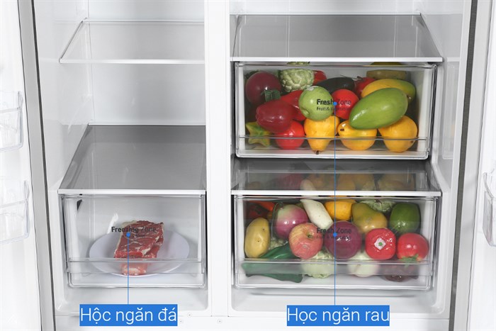 Tủ lạnh LG Inverter 649 Lít GR-B257JDS Màu Bạc