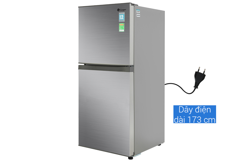 Tủ lạnh Casper Inverter 200 lít RT-215VS Màu Bạc