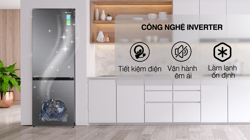 Tủ lạnh Casper Inverter 300 lít RB-320VT - Công nghệ Inverter