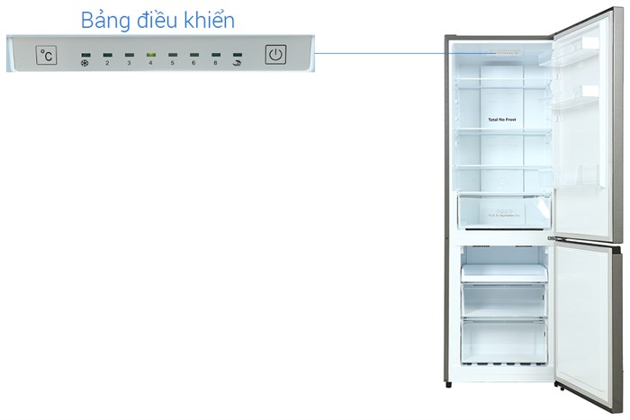 Tủ lạnh Casper Inverter 300 lít RB-320VT Màu Xám