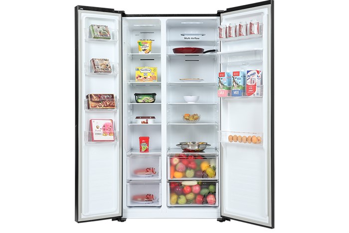 Tủ lạnh Casper Inverter 550 lít RS-570VBW Màu Đen