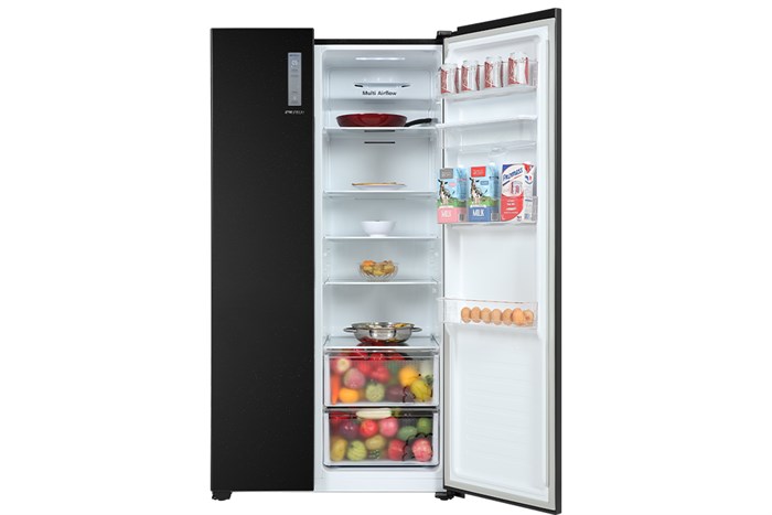 Tủ lạnh Casper Inverter 550 lít RS-570VBW Màu Đen