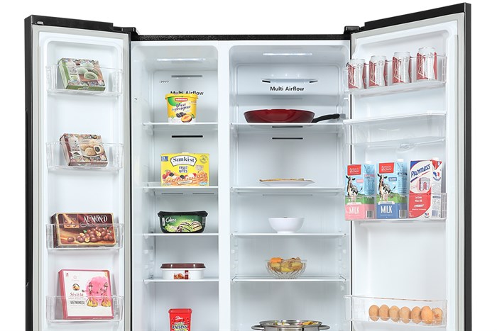 Tủ lạnh Casper Inverter 550 lít RS-570VBW Màu Đen