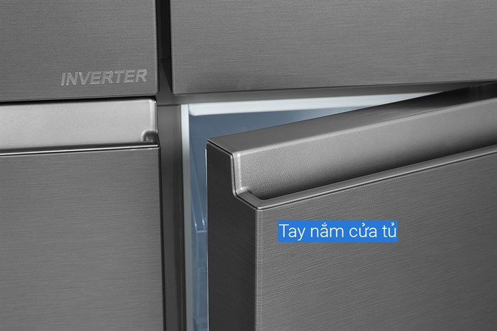 Tủ lạnh Casper Inverter 462 lít Multi Door RM-520VT Màu Xám