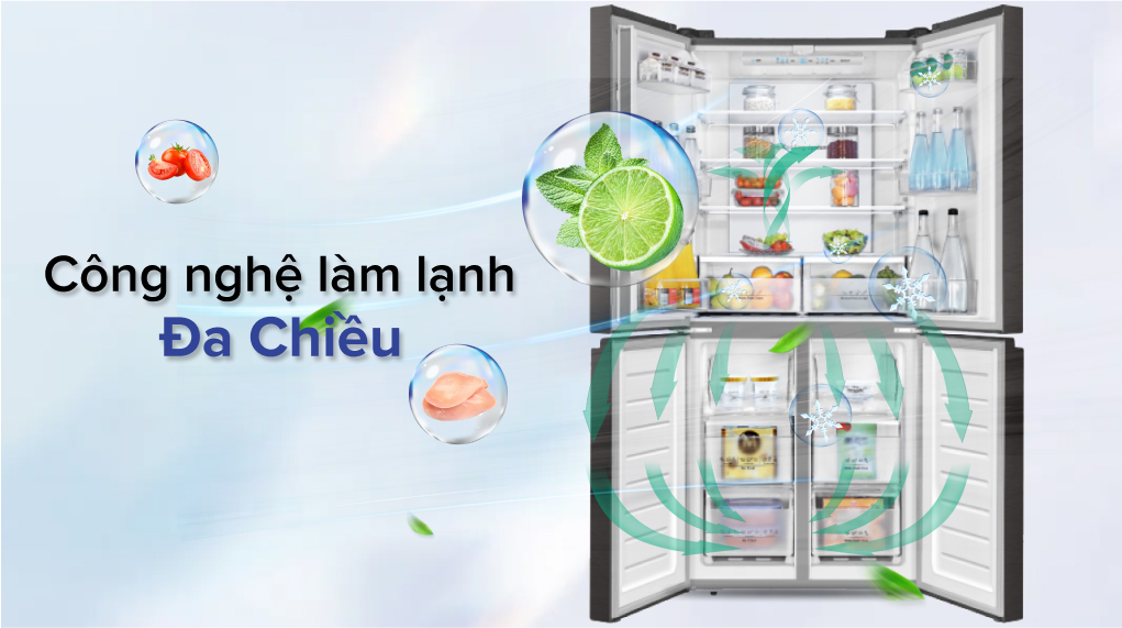 Tủ lạnh Casper Inverter 462 lít RM-520VT - Công nghệ làm lạnh