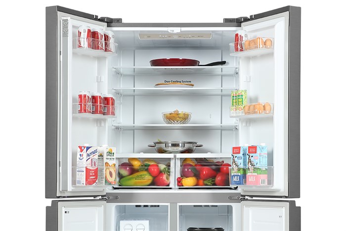 Tủ lạnh Casper Inverter 462 lít Multi Door RM-520VT Màu Xám