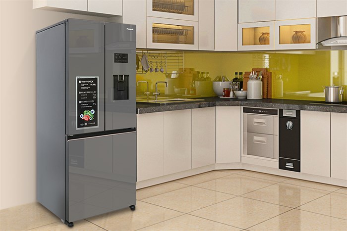 Tủ lạnh Panasonic Inverter 495 lít Multi Door PRIME+ Edition NR-CW530XMMV Màu Đen