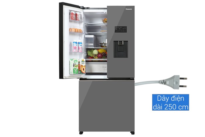 Tủ lạnh Panasonic Inverter 495 lít Multi Door PRIME+ Edition NR-CW530XMMV Màu Đen