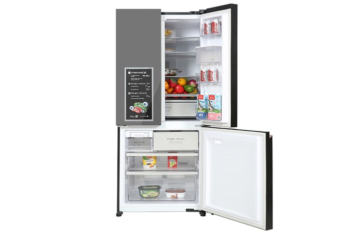Tủ lạnh Panasonic Inverter 495 lít Multi Door PRIME+ Edition NR-CW530XMMV Màu Đen