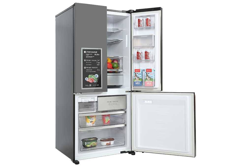 Tủ lạnh Panasonic Inverter 495 lít Multi Door PRIME+ Edition NR-CW530XMMV Màu Đen