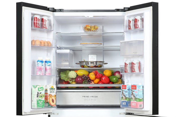 Tủ lạnh Panasonic Inverter 495 lít Multi Door PRIME+ Edition NR-CW530XMMV Màu Đen