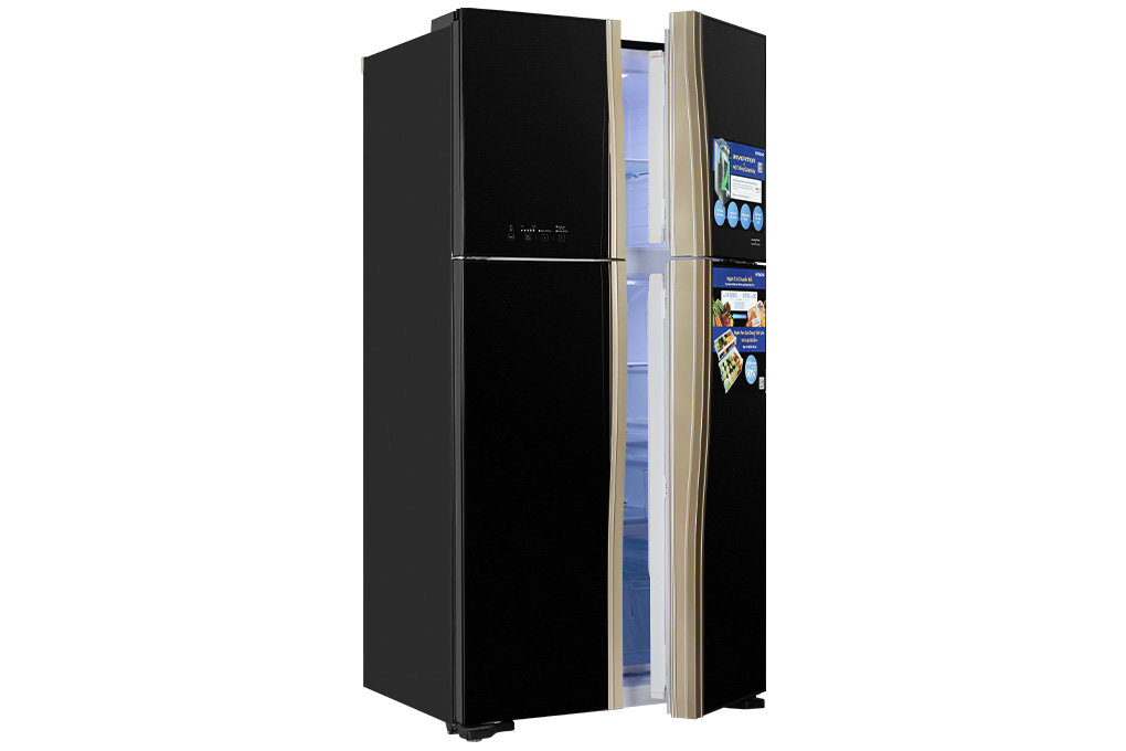 Tủ lạnh Hitachi Inverter 509 lít Multi Door R-FW650PGV8 GBK Màu Đen