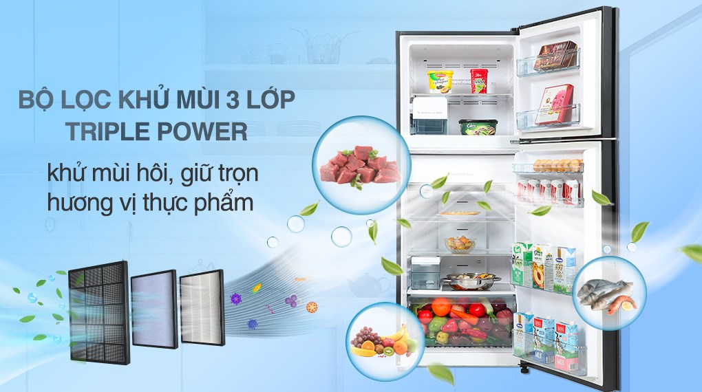 Tủ lạnh Hitachi Inverter 349 lít R-FVY480PGV0 GBK - Công nghệ khử khuẩn