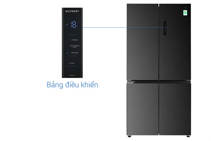 Tủ lạnh Beko Inverter 553 lít Multi Door GNO51651KVN Màu Xám đậm