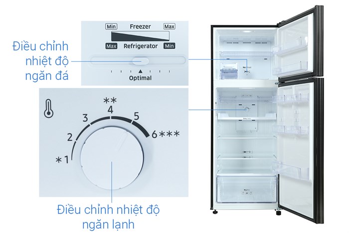 Tủ lạnh Samsung Inverter 460 lít RT46K603JB1/SV Màu Xám