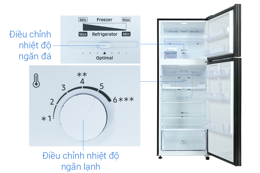 Tủ lạnh Samsung Inverter 460 lít RT46K603JB1/SV Màu Xám