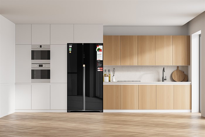 Tủ lạnh Toshiba Inverter 596 lít Side By Side GR-RS780WI-PGV(22)-XK Màu Đen