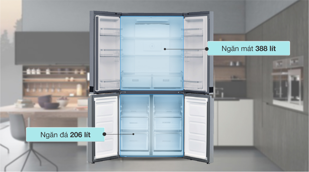 Tủ lạnh Whirlpool Inverter 594 Lít WFQ590NSSV - Dung tích
