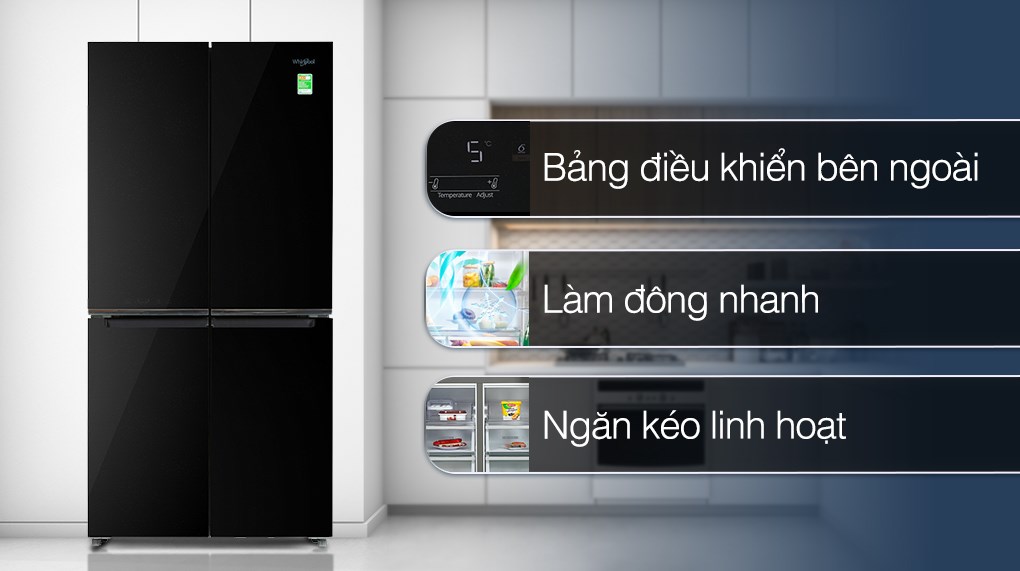 Tủ lạnh Whirlpool Inverter 594 Lít WFQ590NBGV