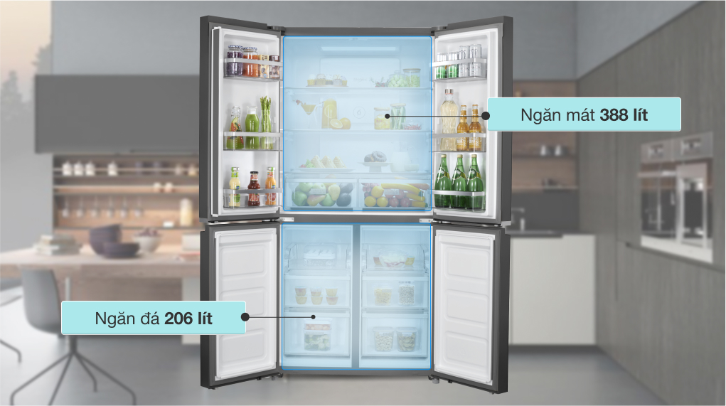 Tủ lạnh Whirlpool Inverter 594 Lít WFQ590NBGV - Dung tích