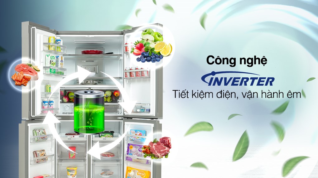 Tủ lạnh Whirlpool Inverter 592 Lít WFQ590WSSV