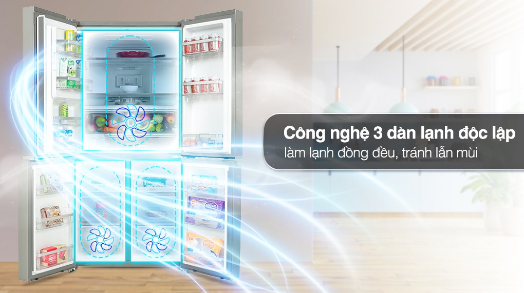 Tủ lạnh Whirlpool Inverter 592 Lít WFQ590WSSV