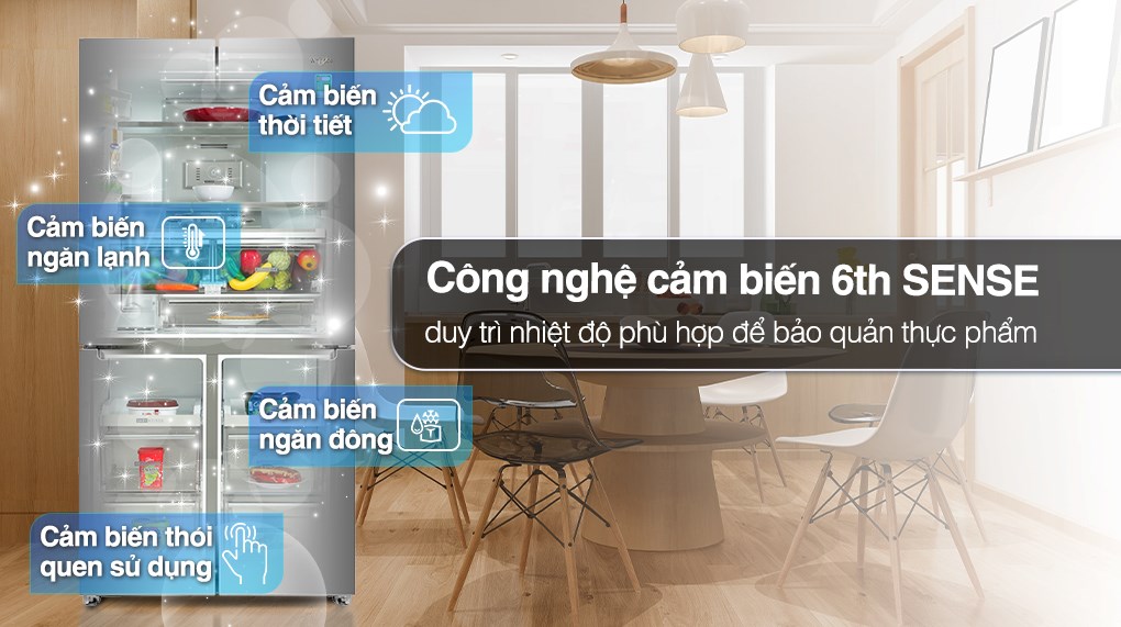 Tủ lạnh Whirlpool Inverter 592 Lít WFQ590WSSV