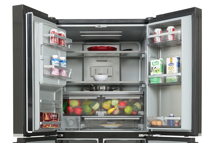 Tủ lạnh Whirlpool Inverter 592 Lít WFQ590DBSV Màu Đen